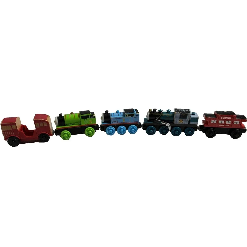 Thomas Friends Wooden Railway Train Lot of 5 Sodor Line Caboose Ferdinand Bertie